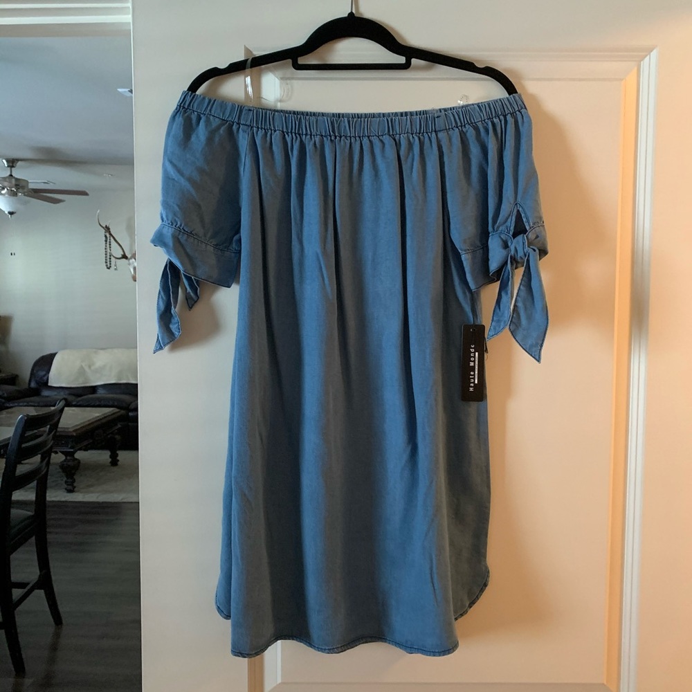 Off the shoulder dress